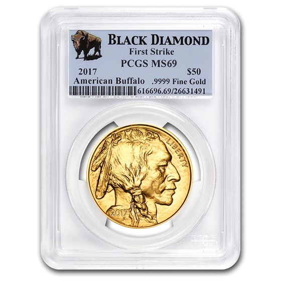 2017 1 oz Gold Buffalo MS-69 PCGS (FS, Black Diamond) 2017 1 oz Gold Buffalo MS-69 PCGS (FS, Black Diamond)